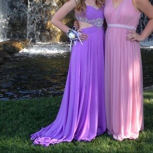 Purple prom dress